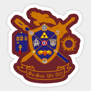 Geek Crest 2.0 Sticker